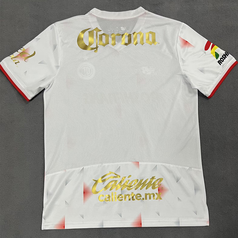 25-26 Toluca Away Fans Soccer Jersey 带星