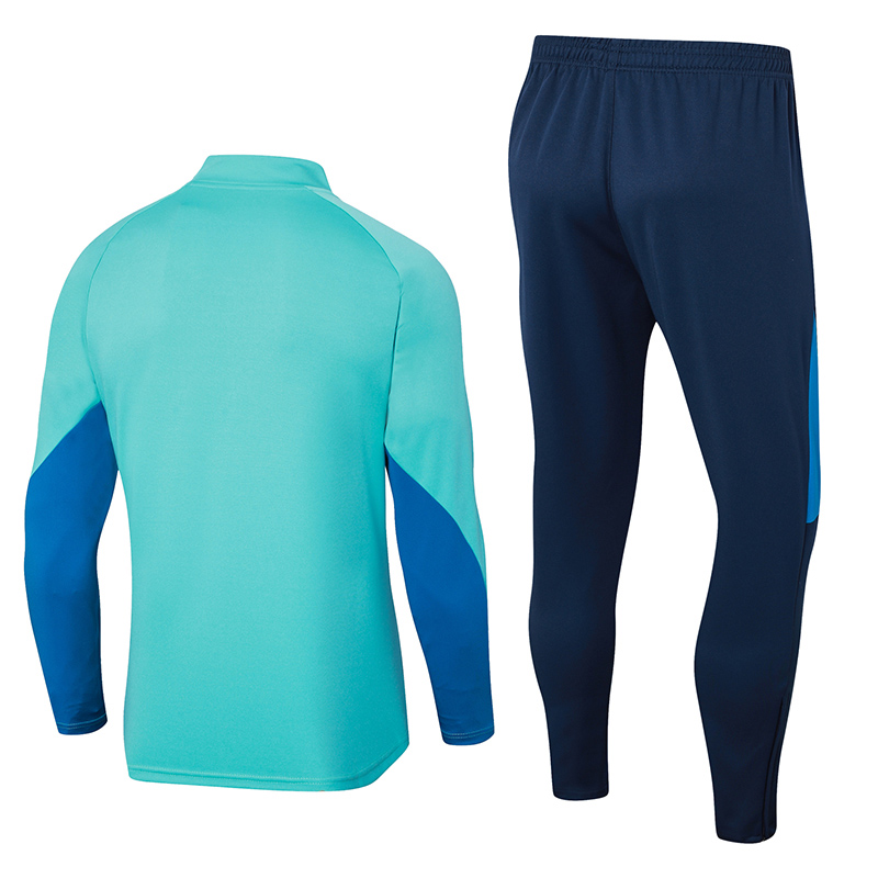 2024 JOM Light blue Half Pull Tracksuit (半拉链)
