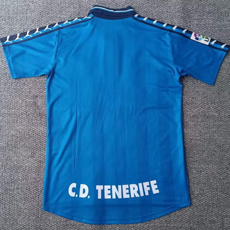 1998-1999 CD Tenerife Away Retro Soccer Jersey (带章)