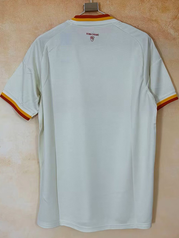 26-27 Roma White Fans Soccer Jersey