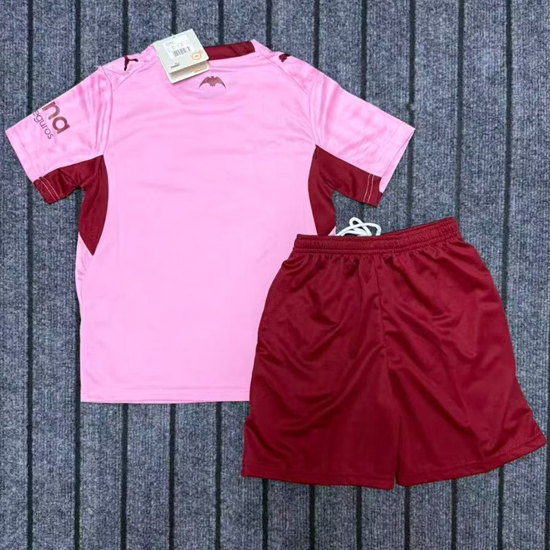 26-27 Valencia Third Kids Soccer Jersey