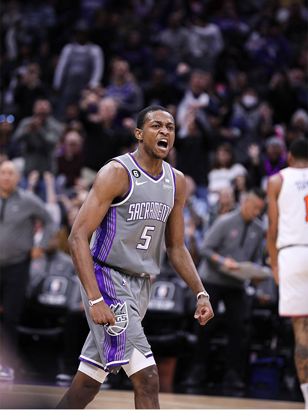 22-23 Kings FOX #5 Grey City Edition Top Qualit...