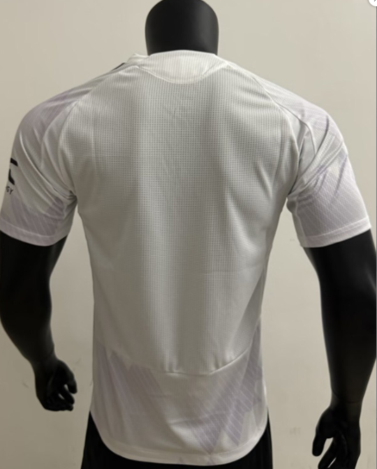 25-26 Man Utd White Purple Player Version Soccer Jersey