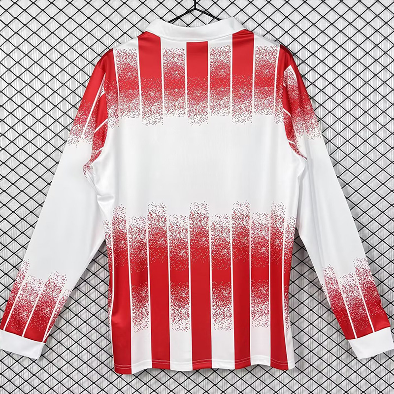 1991-1992 Cannes FC Home Long Sleeve Retro Soccer Jersey (长袖)