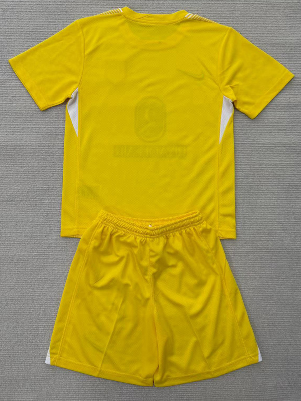 25-26 ATM Yellow GoalKeeper Kids Soccer Jersey