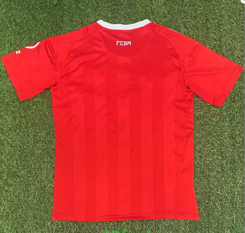 25-26 Bayern Red Goalkeeper Fans Soccer Jersey