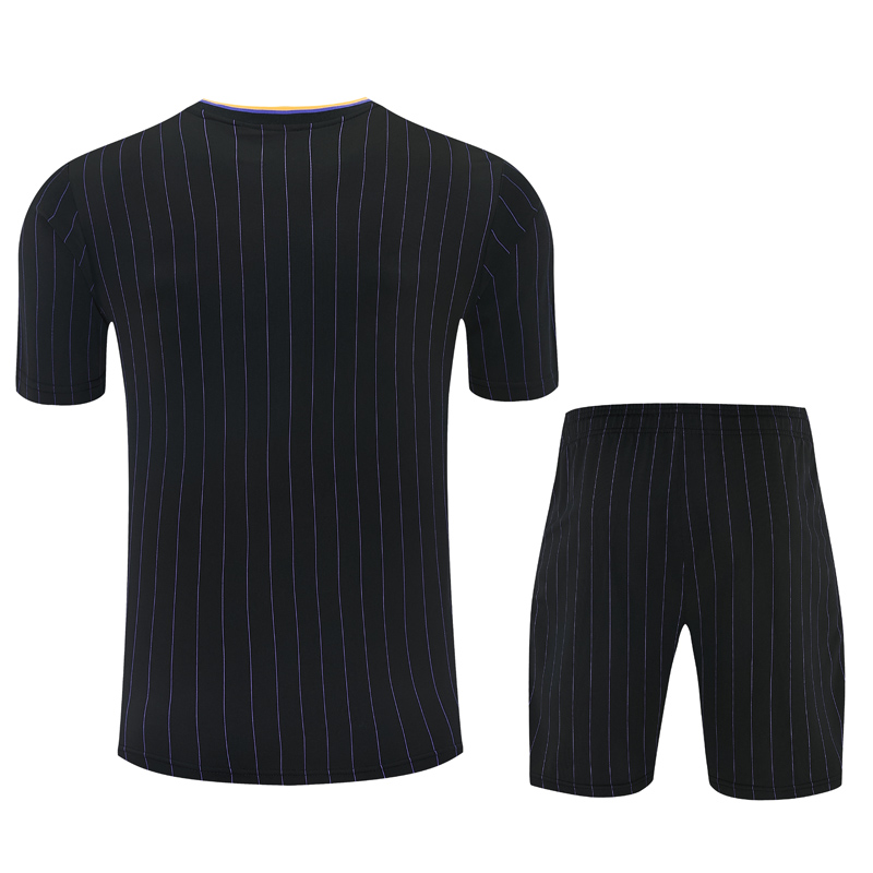 25-26 Man Utd Black Training Short Suit