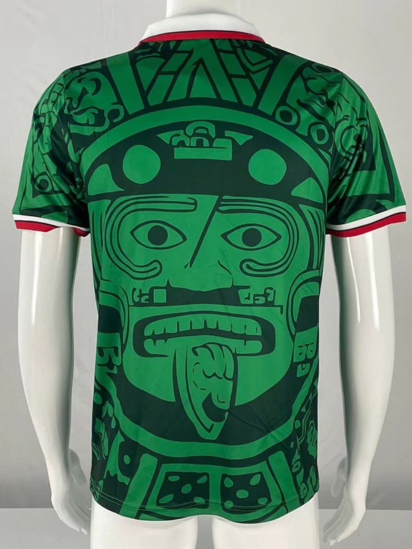 1998 Mexico Home Retro Soccer Jersey (带小字)