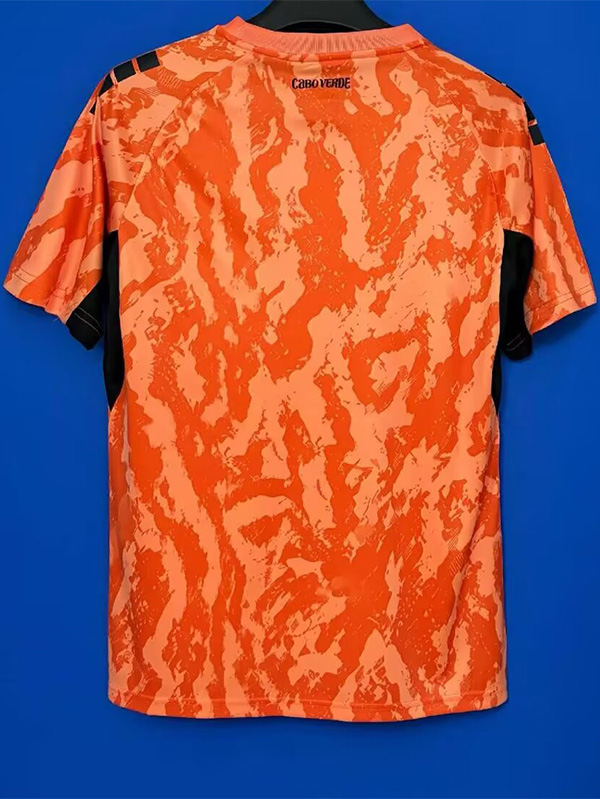 26-27 Cape Verde Orange Goalkeeper Soccer Jersey