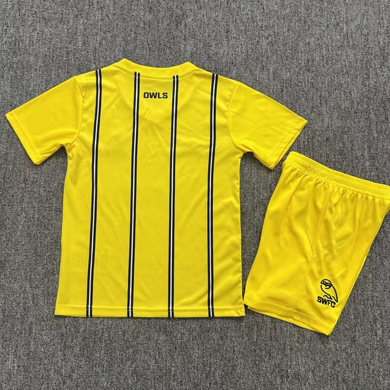 26-27 Sheffield Wednesday Away Kids Soccer Jersey