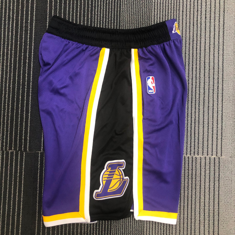 20-21 LAKERS Purple Top Quality NBA Pants (Trap...