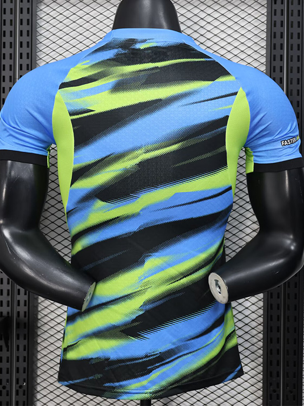 25-26 Marseille Green Blue Special Edition Player Version Training shirts