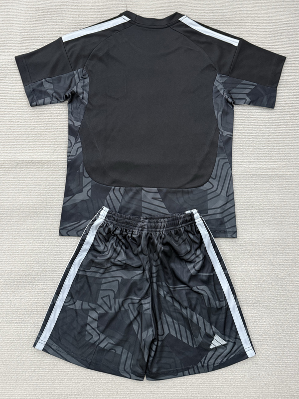26-27 Aston Villa Black Goalkeeper Kids Soccer Jersey