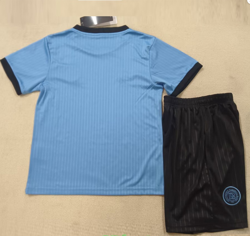 25-26 Germany 125th Anniversary Blue Kids Soccer Jersey