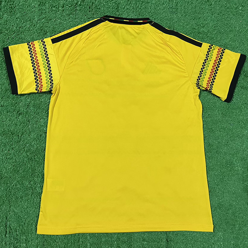 26-27 Jamaica Yellow Fans Soccer Jersey