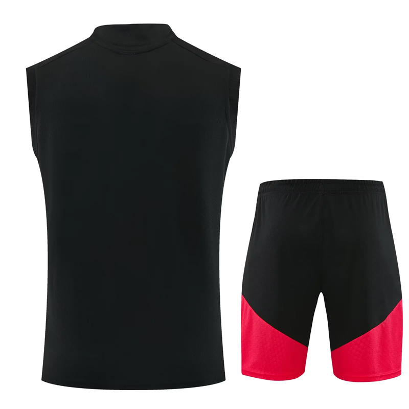 26-27 Man Utd Black Tank top and shorts suit