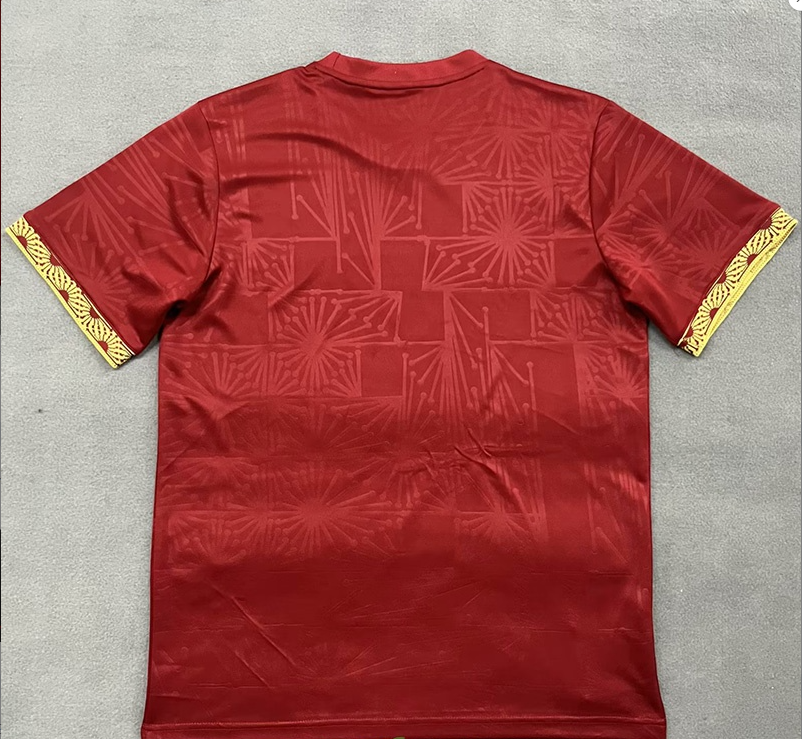25-26 Mexico Special Edition Red Fans Soccer Jersey *三叶草
