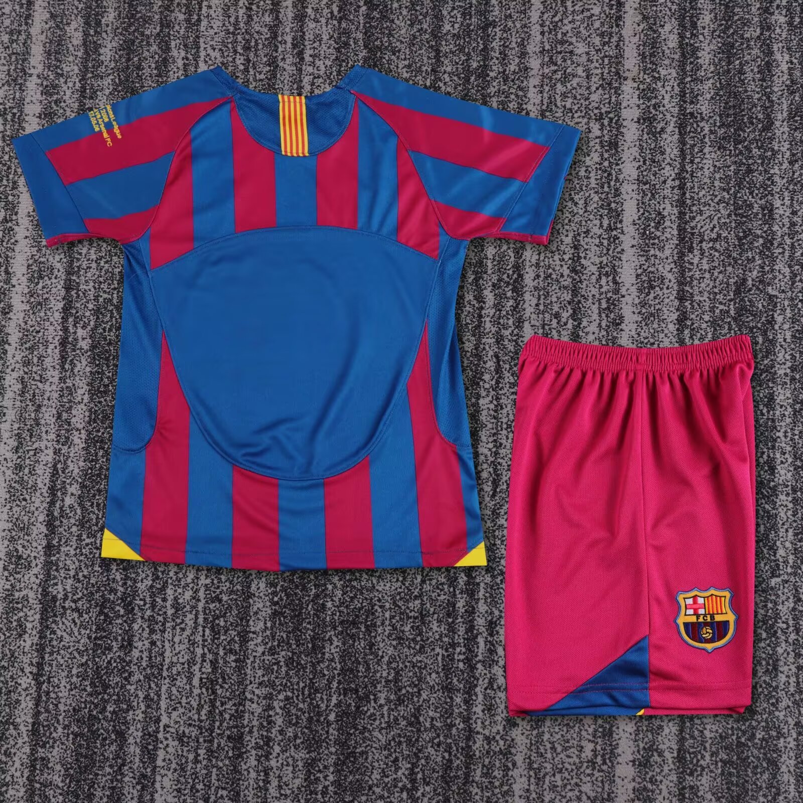 2005-2006 BAR Home Champions League Kids Retro Soccer Jersey