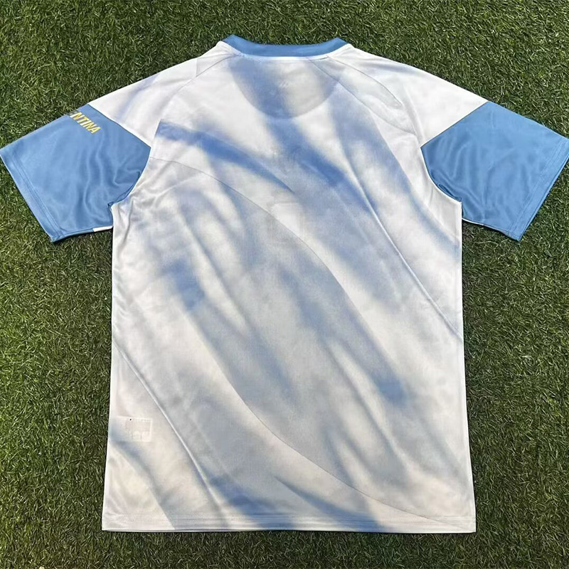 26-27 Argentina White blue Fans Training shirts