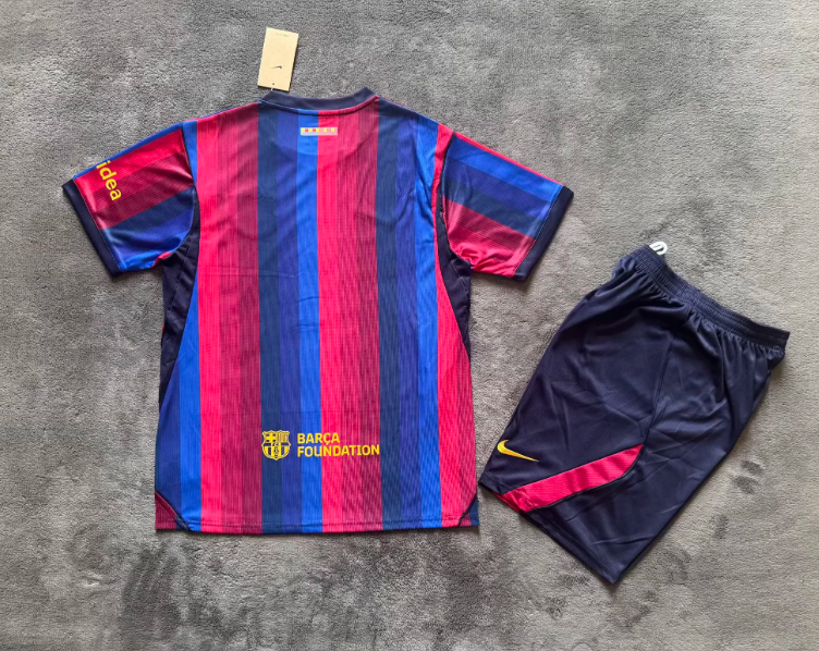 26-27 BAR Home  Kids Soccer Jersey
