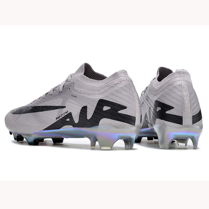 Air Zoom Mercurial Superfly IX Elite FG Soccer Shoes-Gray/Black