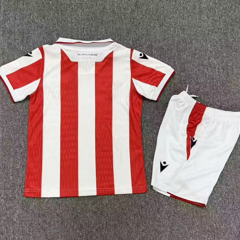 26-27 Stoke City Home Kids Soccer Jersey