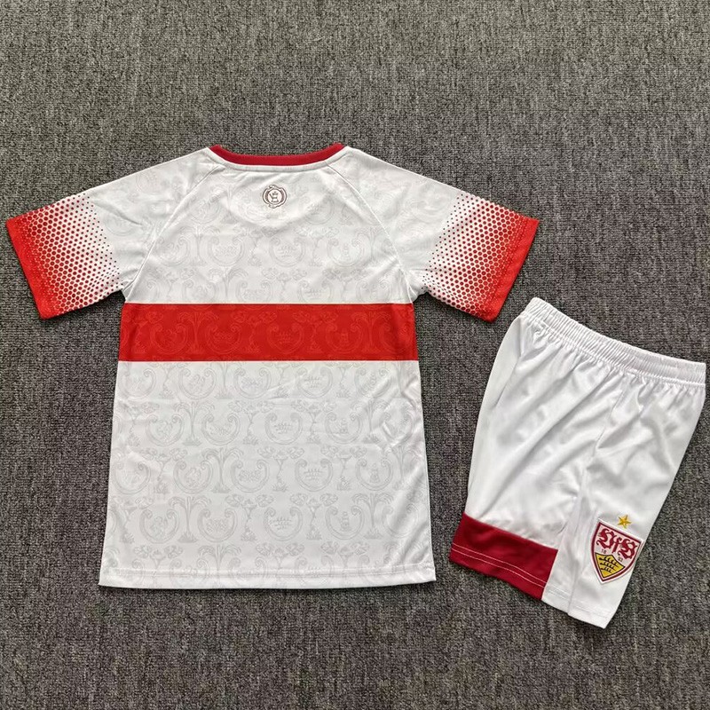 26-27 Stuttgart Home Kids Soccer Jersey