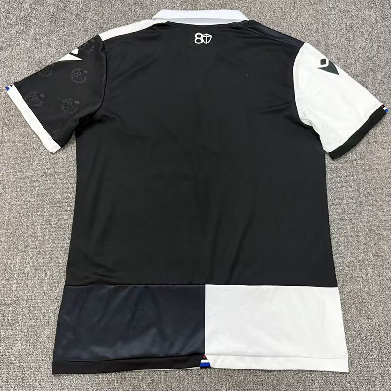 26-27 Sampdoria Black White Fans Soccer Jersey