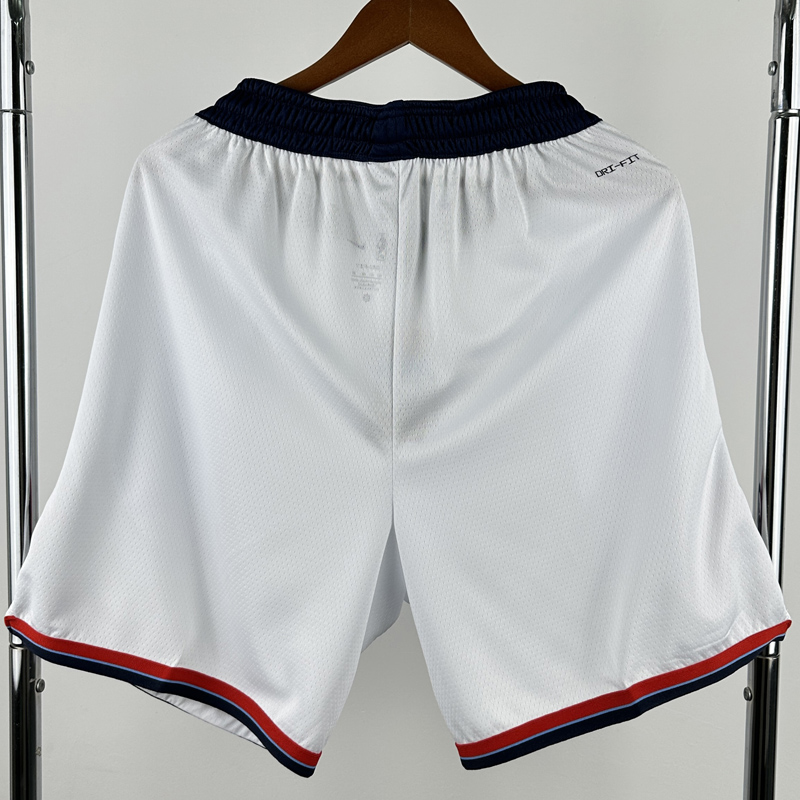 24-25 Clippers White City Edition Top Quality NBA Pants