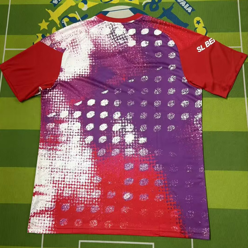 26-27 Benfica Red Purple White Training shirts