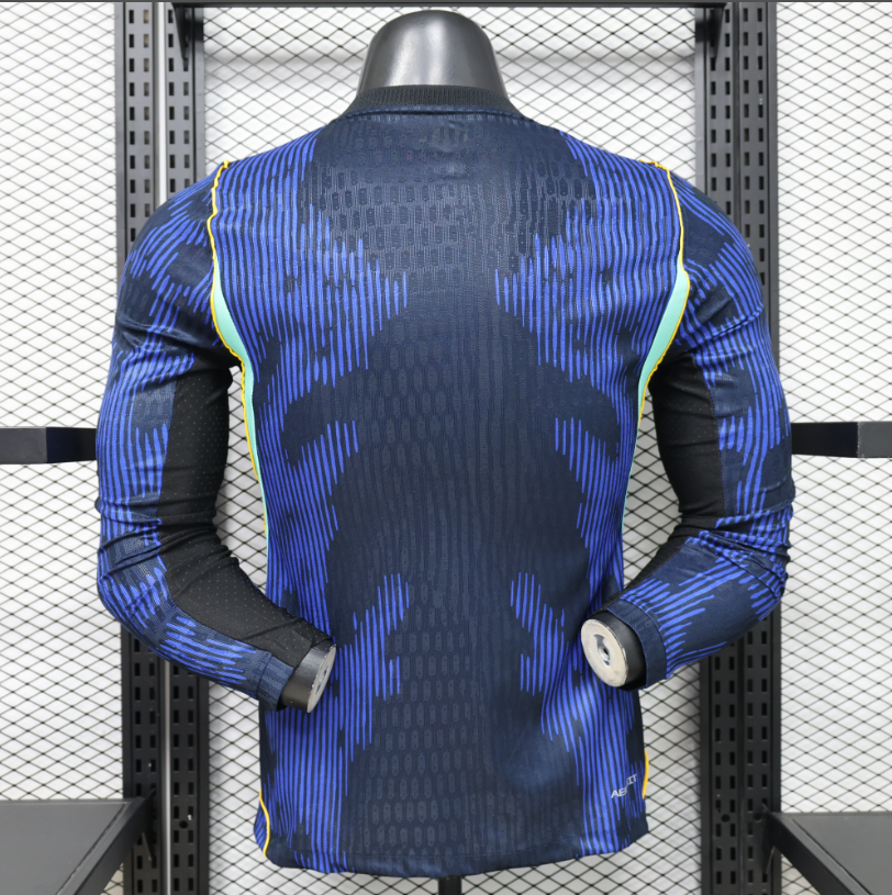 26-27 Brazil AWAY Long Sleeve Player Version Soccer Jersey (长袖球员