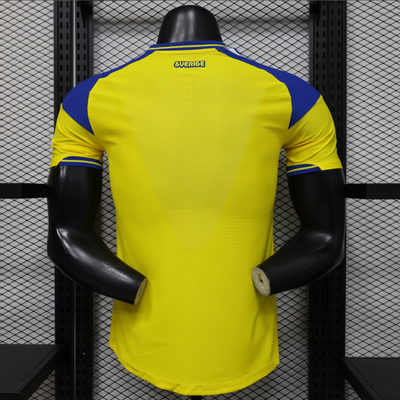 26-27 Sweden Home Player Version Soccer Jersey