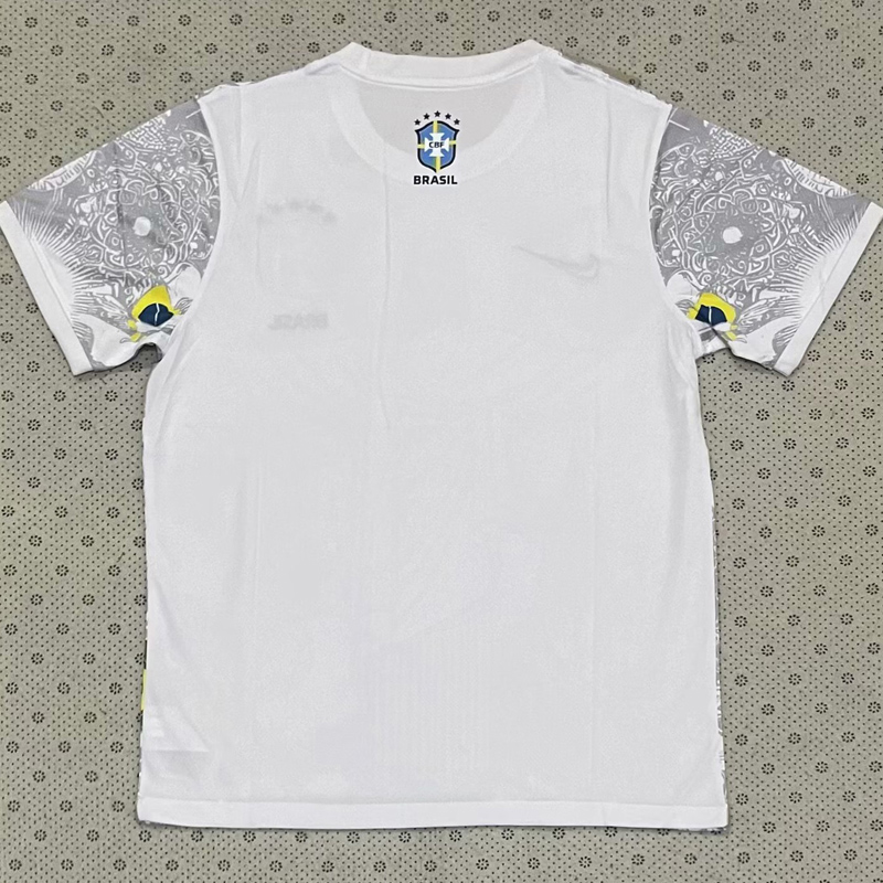 25-26 Brazil White Special Edition Fans Soccer Jersey