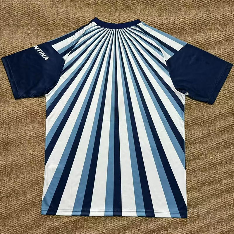 26-27 Argentina Blue White Fans Training shirts