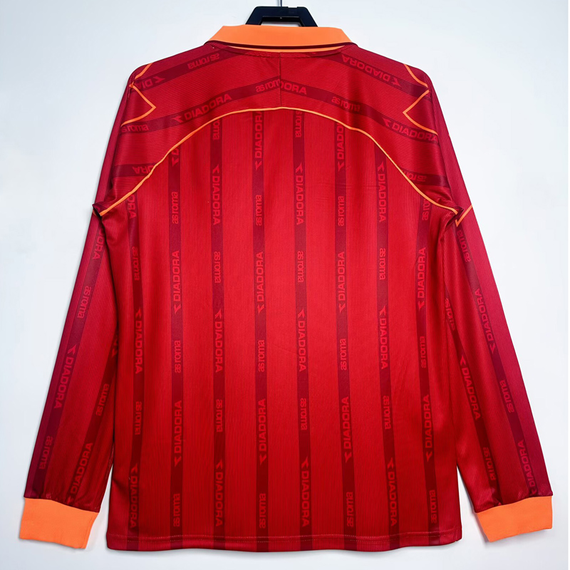 1999-2000 Roma Home Long Sleeve Retro Soccer Jersey (长袖)