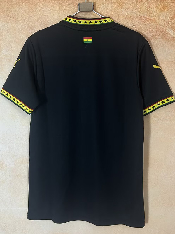 25-26 Ghana Black Polo Short Sleeve (有领)