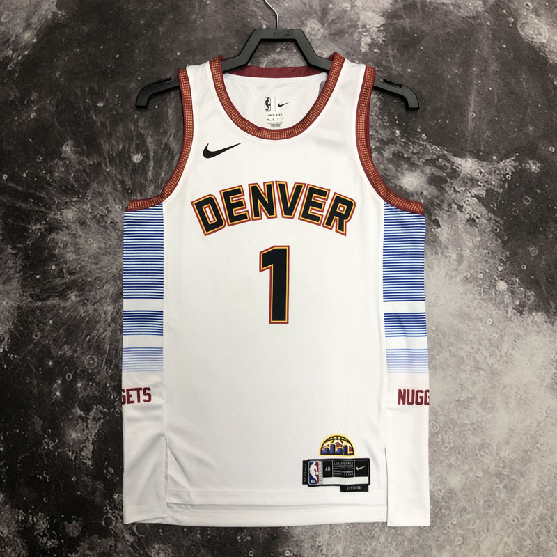 22-23 Nuggets PORTER JR. #1 White City Edition ...