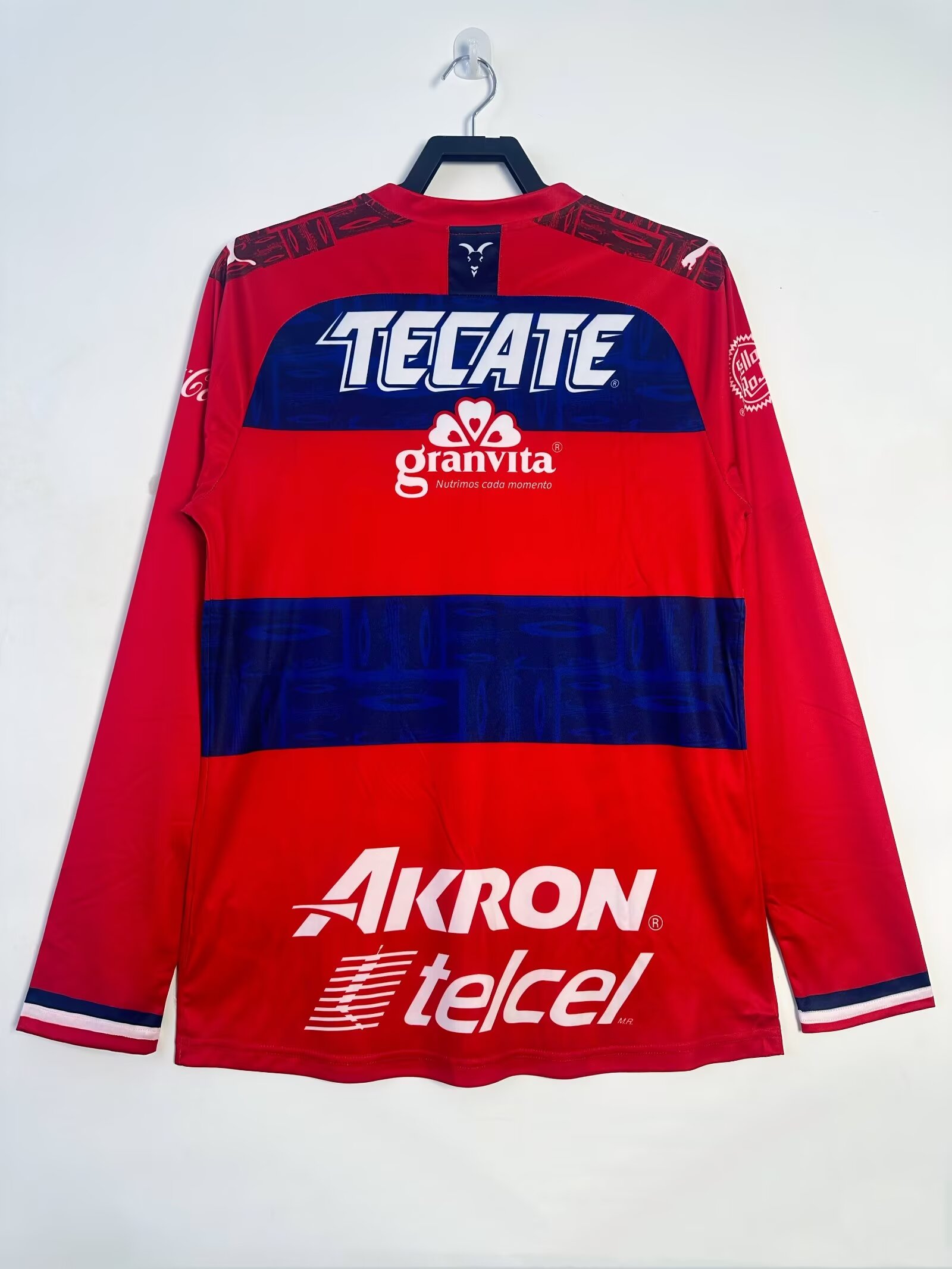 2019-2020 Chivas Home Long sleeve Retro Soccer Jersey