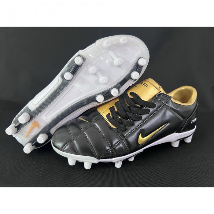 T90 FG Soccer Shoes-Black/Gold