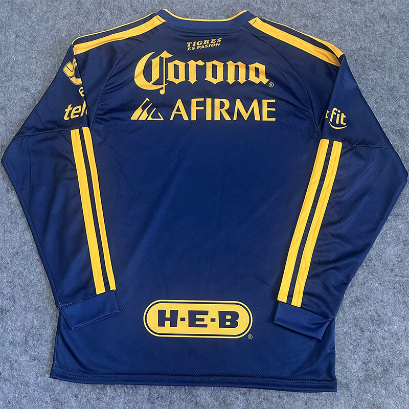 26-27 Tigres UANL Away Long Sleeve Soccer Jersey (长袖)