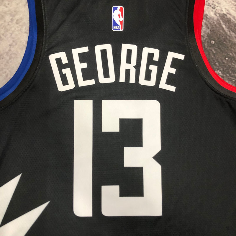 22-23 Clippers GEORGE #13 Black Top Quality Hot...