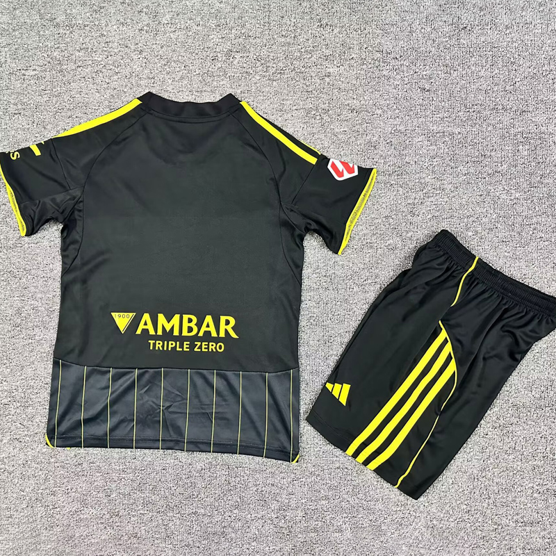 25-26 Zaragoza Away Kids Soccer Jersey