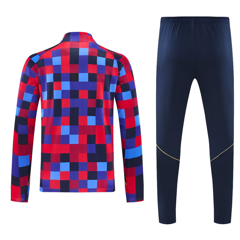 26-27 BAR Red Half Pull Tracksuit (半拉链)