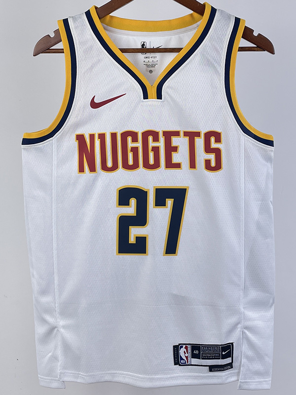 22-23 Nuggets MURRAY #27 White Top Quality Hot ...
