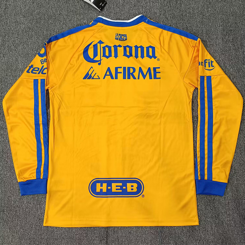 26-27 Tigres UANL Home Long Sleeve Soccer Jersey (长袖)