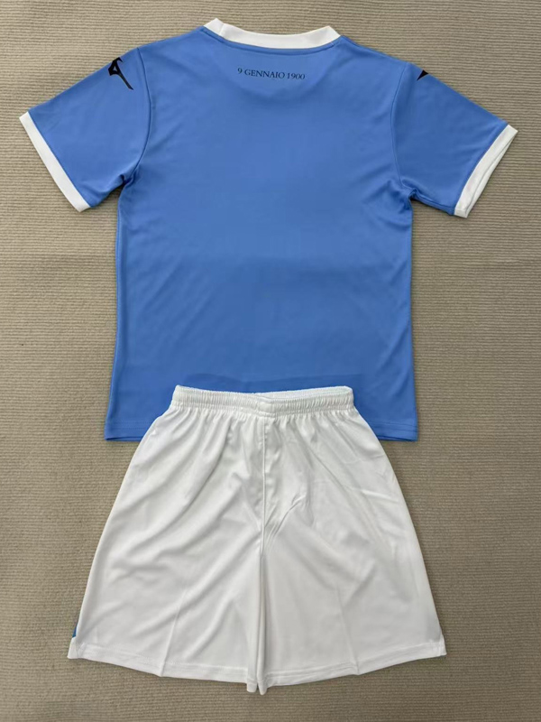 25-26 Lazio Home Kids Soccer Jersey