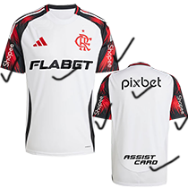 25-26 Flamengo Away Print Sponsor Fans Soccer Jersey