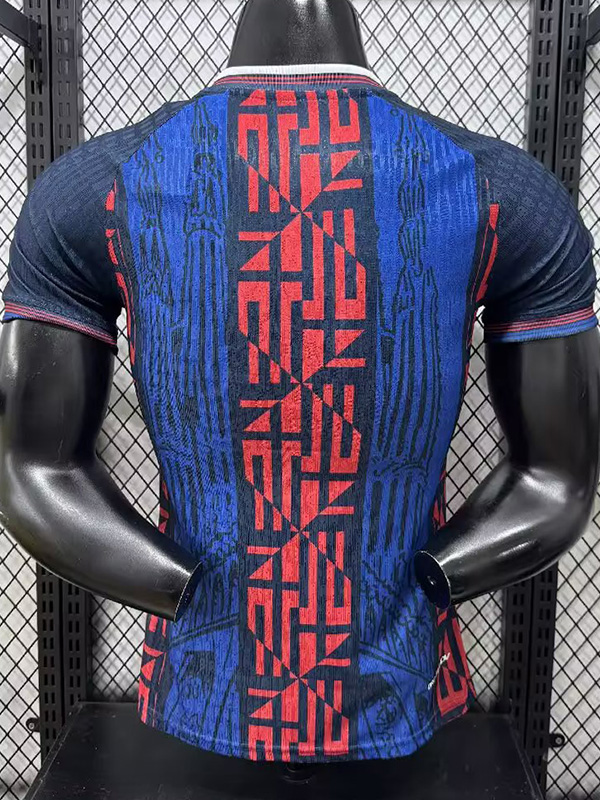 26-27 BAR Blue Red Special Edition Player Version Training shirts