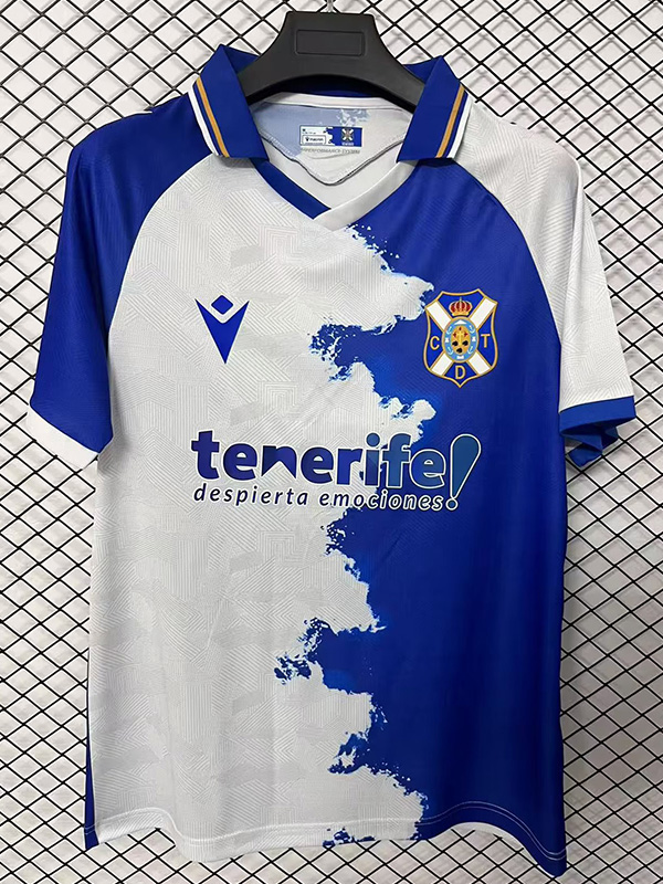 26-27 CD Tenerife Home Fans Soccer Jersey