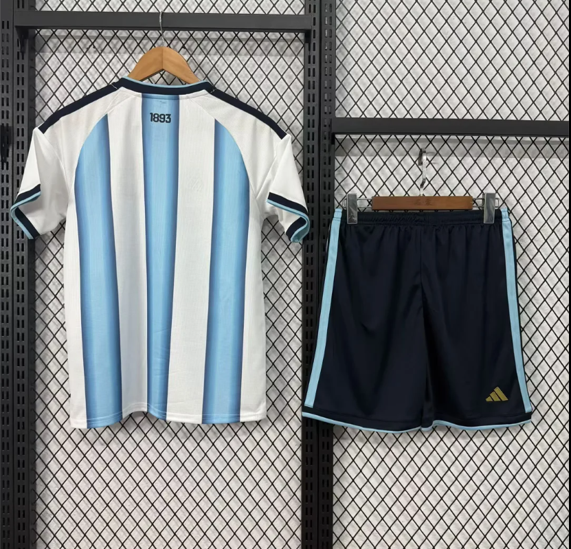26-27 Argentina Home Kids Soccer Jersey